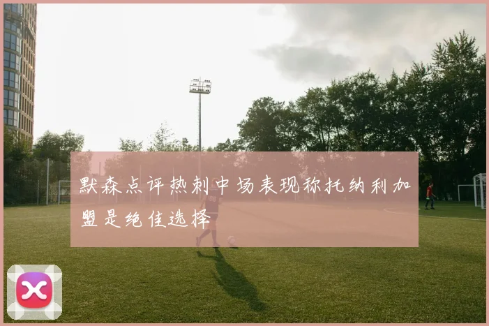 默森点评热刺中场表现称托纳利加盟是绝佳选择